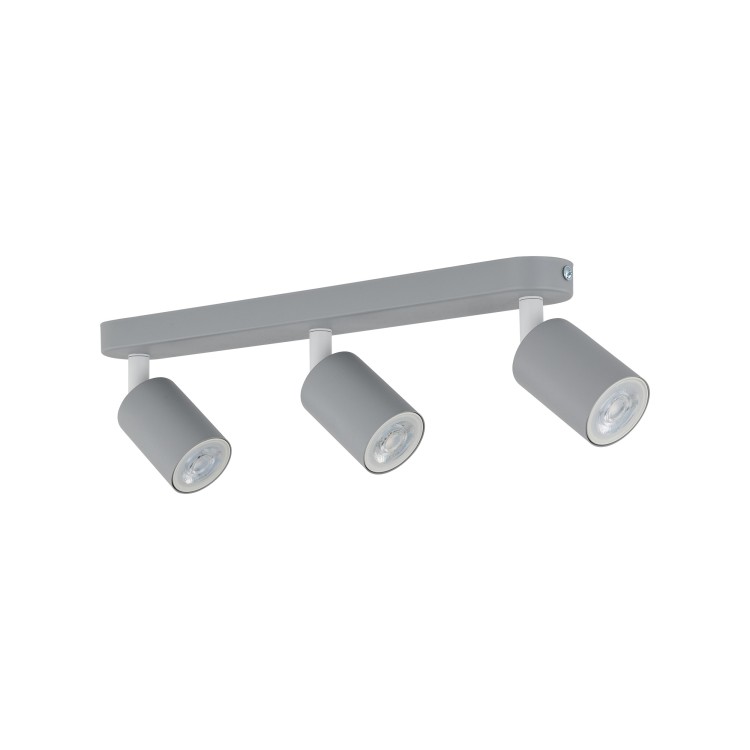 LIVIA GRAY Lampa sufitowa 3 10242 TK Lighting Szary Szary