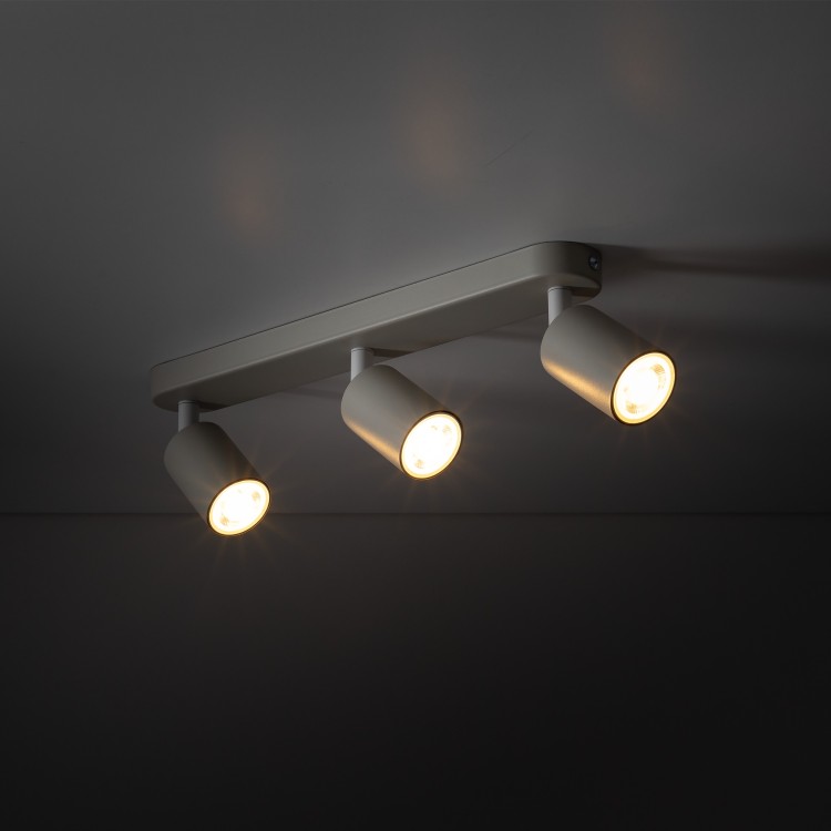 LIVIA GRAY Lampa sufitowa 3 10242 TK Lighting Szary Szary