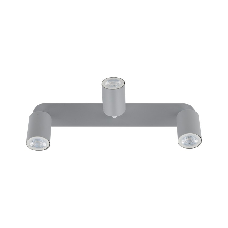 LIVIA GRAY Lampa sufitowa 3 10242 TK Lighting Szary Szary