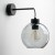 CUBUS GRAPHITE Kinkiet 1 10243 TK Lighting Czarny Grafitowy