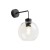 CUBUS TRANSPARENT Kinkiet 1 10245 TK Lighting Czarny Transparentny