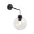 CUBUS TRANSPARENT Kinkiet 1 10245 TK Lighting Czarny Transparentny