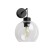 CUBUS TRANSPARENT Kinkiet 1 10245 TK Lighting Czarny Transparentny