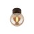 ESTERA BROWN Kinkiet 1 10256 TK Lighting Brąz Bursztynowy