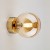 ESTERA GOLD Kinkiet 1 10257 TK Lighting Złoty Bursztynowy