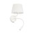 MAJA WHITE Kinkiet 2 E27 + G9 + USB 10204 TK Lighting Biały Biały