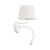 MAJA WHITE Kinkiet 2 E27 + G9 + USB 10204 TK Lighting Biały Biały