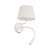 MAJA WHITE Kinkiet 2 E27 + G9 + USB 10204 TK Lighting Biały Biały