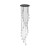 AURORA TRANSPARENT Lampa wisząca 26 10258 TK Lighting Złoty, Czarny Transparentny