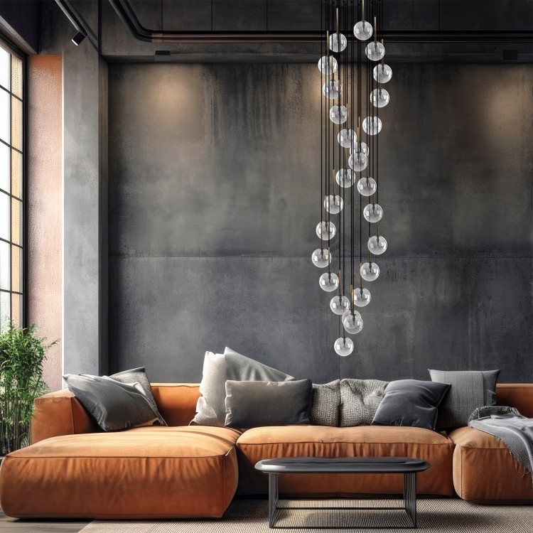 AURORA TRANSPARENT Lampa wisząca 26 10258 TK Lighting Złoty, Czarny Transparentny