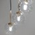 AURORA TRANSPARENT Lampa wisząca 26 10258 TK Lighting Złoty, Czarny Transparentny