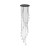AURORA TRANSPARENT Lampa wisząca 26 10258 TK Lighting Złoty, Czarny Transparentny