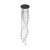 AURORA TRANSPARENT Lampa wisząca 26 10258 TK Lighting Złoty, Czarny Transparentny