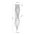 AURORA TRANSPARENT Lampa wisząca 26 10258 TK Lighting Złoty, Czarny Transparentny