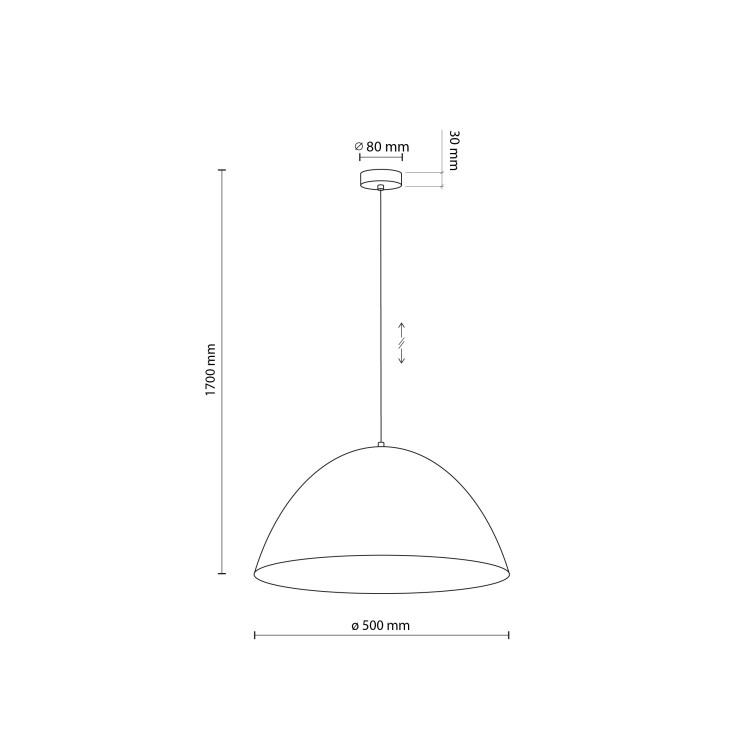 FARO BRICK Lampa wisząca 1 500 10260 TK Lighting