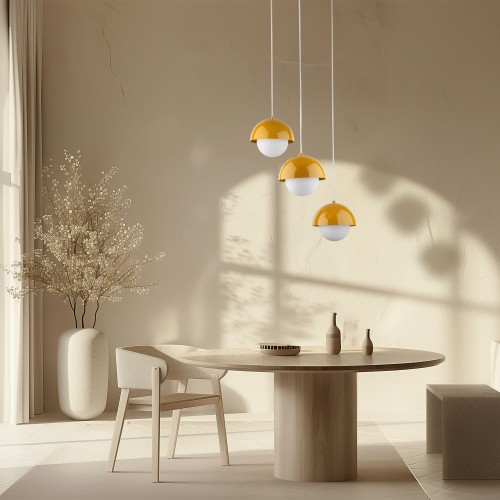 BONO OCHRA Lampa wisząca 3 10266 TK Lighting Ochra Biały