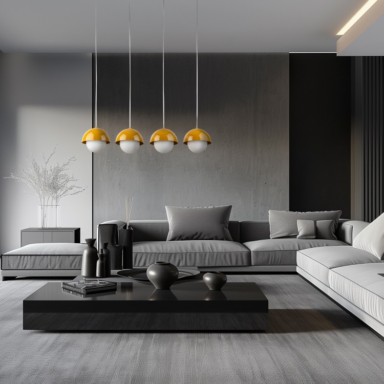 BONO OCHRA Lampa wisząca 4 Listwa 10267 TK Lighting Ochra Biały