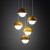 BONO OCHRA Lampa wisząca 5 10268 TK Lighting Ochra Biały