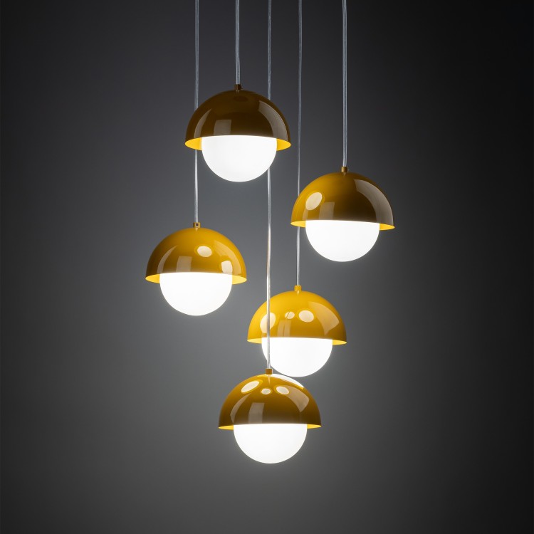 BONO OCHRA Lampa wisząca 5 10268 TK Lighting Ochra Biały