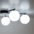 ELTON BLACK Lampa sufitowa 5 10262 TK Lighting Czarny Biały