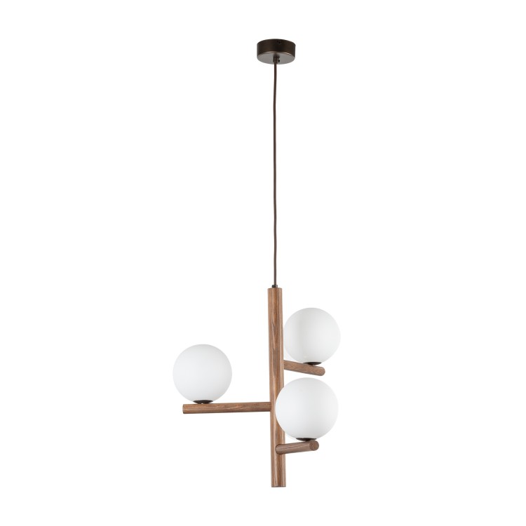 ESTERA WOOD ORZECH Lampa wisząca 3 10271 TK Lighting Orzech Biały
