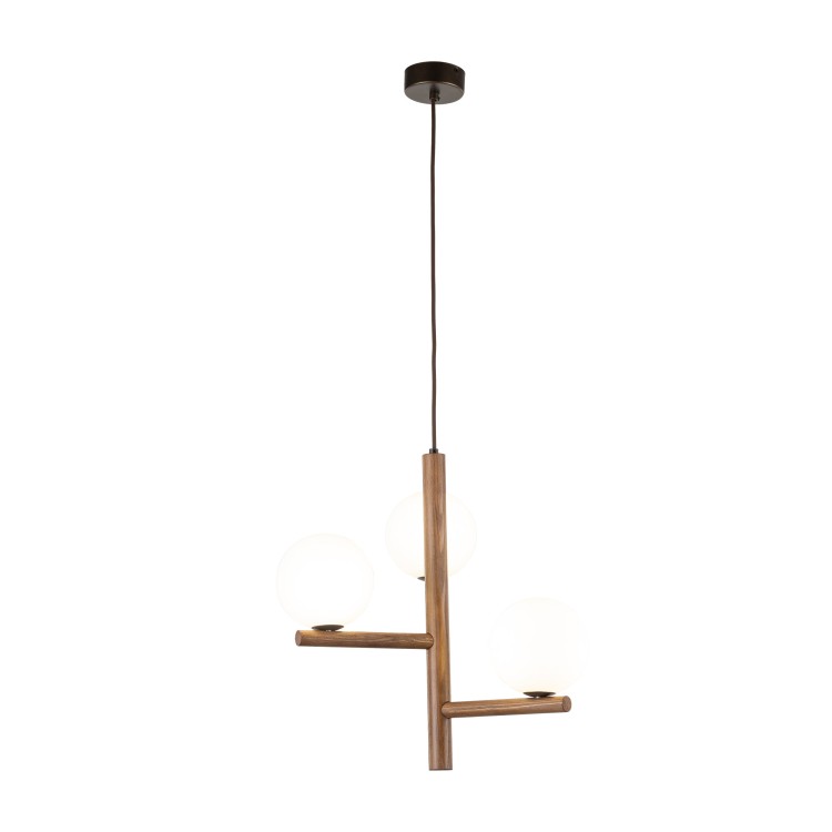 ESTERA WOOD ORZECH Lampa wisząca 3 10271 TK Lighting Orzech Biały