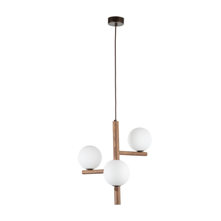 ESTERA WOOD ORZECH Lampa wisząca 3 10271 TK Lighting Orzech Biały