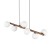 ESTERA WOOD ORZECH Lampa wisząca 7 10272 TK Lighting Orzech Biały