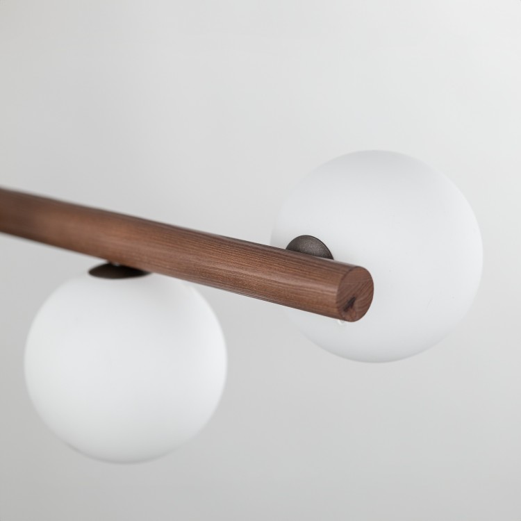 ESTERA WOOD ORZECH Lampa wisząca 7 10272 TK Lighting Orzech Biały