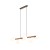 ESTERA WOOD ORZECH Lampa wisząca 7 10272 TK Lighting Orzech Biały