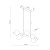 ESTERA WOOD ORZECH Lampa wisząca 7 10272 TK Lighting Orzech Biały