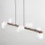 ESTERA WOOD ORZECH Lampa wisząca 9 10273 TK Lighting Orzech Biały