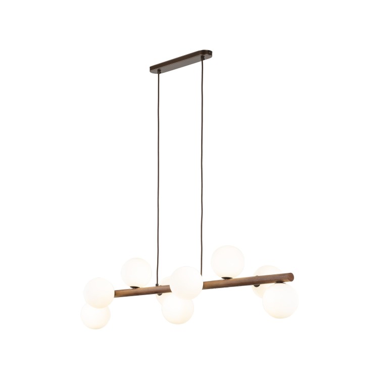 ESTERA WOOD ORZECH Lampa wisząca 9 10273 TK Lighting Orzech Biały