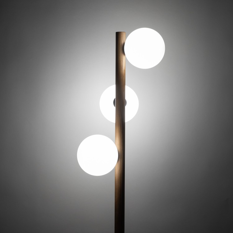ESTERA WOOD ORZECH Lampa podłogowa 3 16045 TK Lighting Orzech Biały