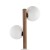 ESTERA WOOD ORZECH Lampa podłogowa 3 16045 TK Lighting Orzech Biały