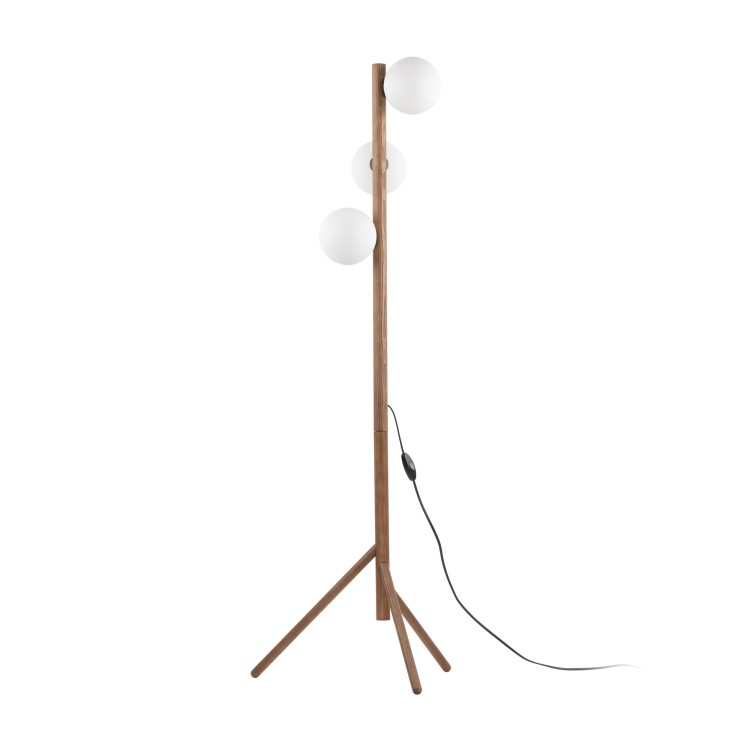 ESTERA WOOD ORZECH Lampa podłogowa 3 16045 TK Lighting Orzech Biały