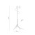 ESTERA WOOD ORZECH Lampa podłogowa 3 16045 TK Lighting Orzech Biały