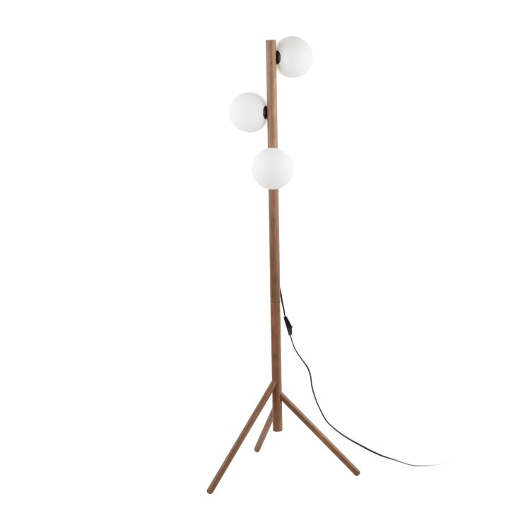 ESTERA WOOD ORZECH Lampa podłogowa 3 16045 TK Lighting Orzech Biały