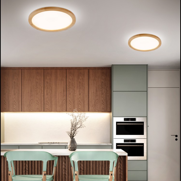AQUA WOOD BUK 500 45W LED 18008 TK Lighting Buk Biały