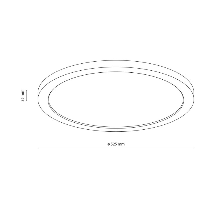 AQUA WOOD BUK 500 45W LED 18008 TK Lighting Buk Biały