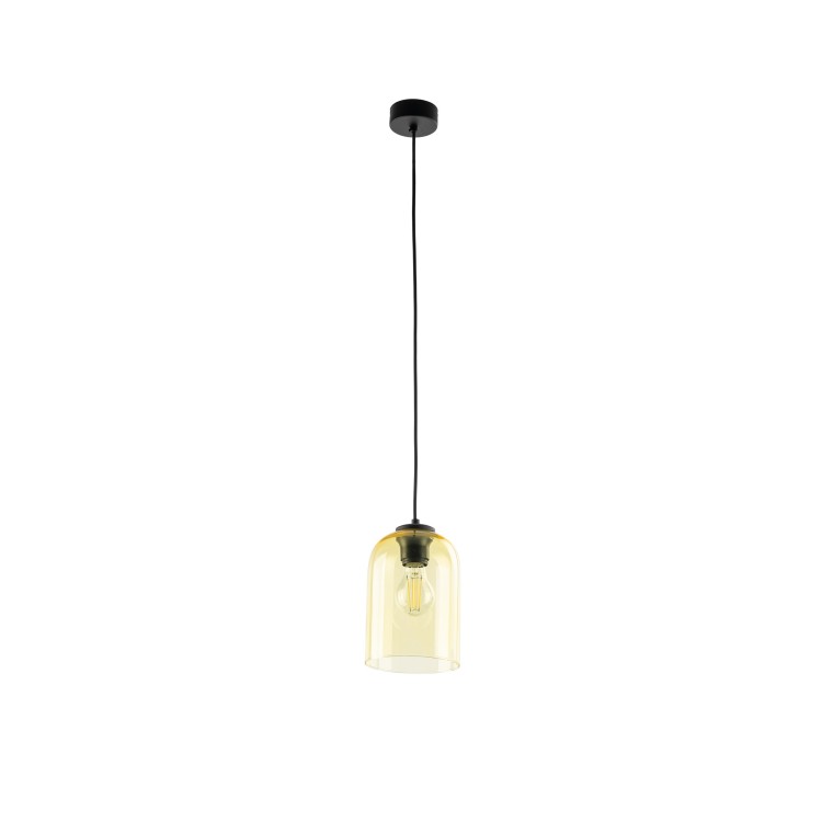 MOLLY YELLOW Lampa wisząca 1 10297 TK Lighting Czarny Żółty
