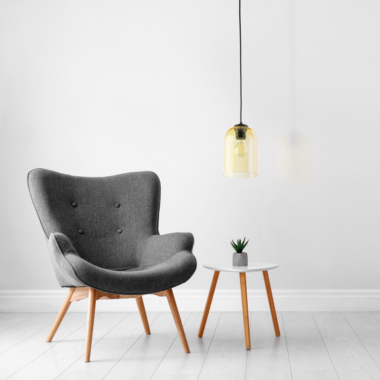 MOLLY YELLOW Lampa wisząca 1 10297 TK Lighting Czarny Żółty