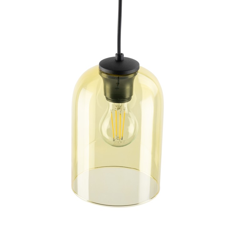 MOLLY YELLOW Lampa wisząca 1 10297 TK Lighting Czarny Żółty