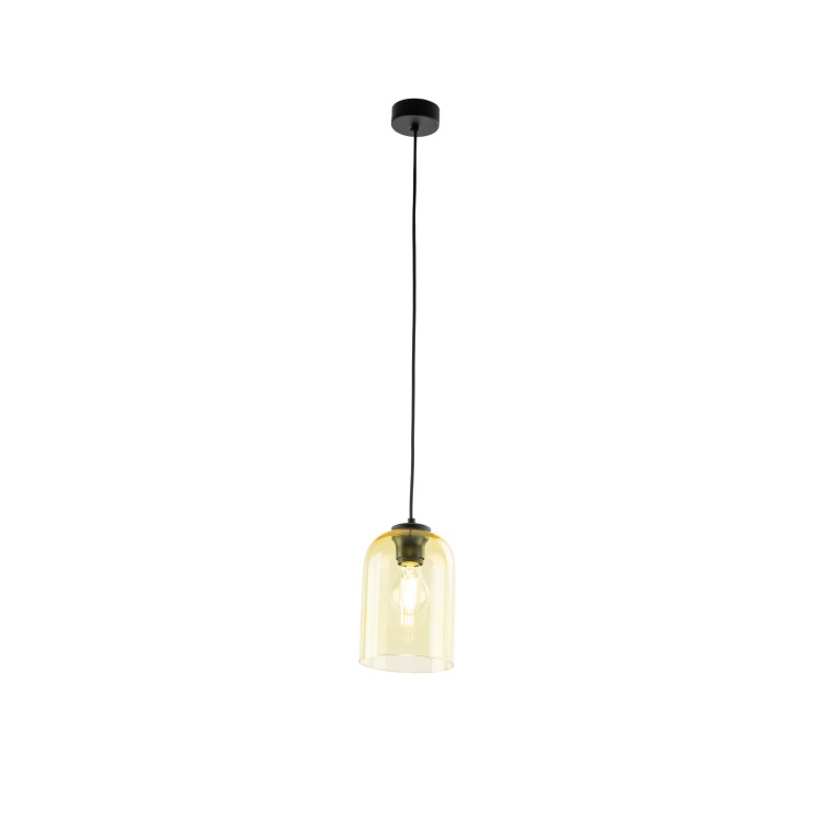 MOLLY YELLOW Lampa wisząca 1 10297 TK Lighting Czarny Żółty