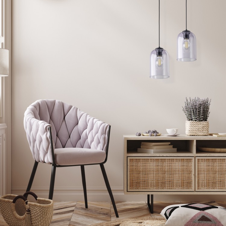 MOLLY PURPLE Lampa wisząca 1 10299 TK Lighting Czarny Fioletowy