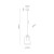 MOLLY PURPLE Lampa wisząca 1 10299 TK Lighting Czarny Fioletowy