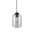 MOLLY TRANSPARENT Lampa wisząca 1 10300 TK Lighting Czarny Transparentny