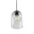 MOLLY TRANSPARENT Lampa wisząca 1 10300 TK Lighting Czarny Transparentny