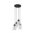MOLLY Lampa wisząca 4 Koło 10301 TK Lighting Czarny Transparentny, Różowy, Zielony, Fioletowy