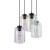 MOLLY Lampa wisząca 4 Koło 10301 TK Lighting Czarny Transparentny, Różowy, Zielony, Fioletowy